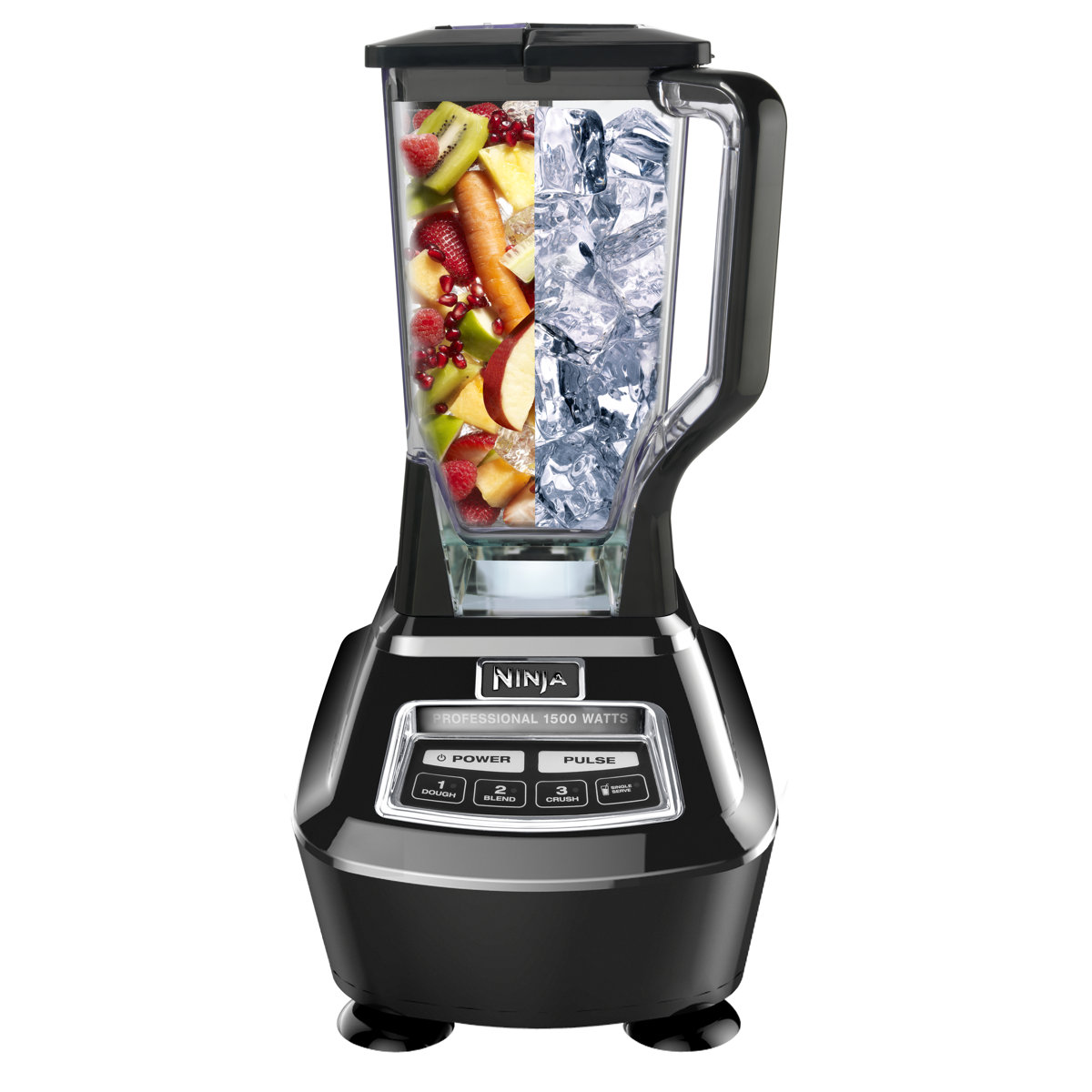 Ninja® Blender and Mega Kitchen System® with 4 Functions, 72 oz. Pitcher, 64 oz. Bowl, and (2) 24 oz. To-Go Cups